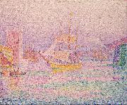 Paul Signac Harbour at Marseilles oil painting picture wholesale